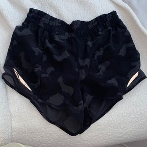 Black camo workout shorts size small-white/grey cheetah print shorts size small